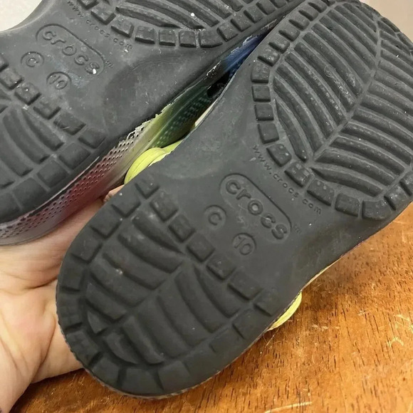 Crocs Classic Clogs Primary Rainbow Tie Dye Kids Clogs Size Childrens 7 Pokémon - Picture 8 of 10